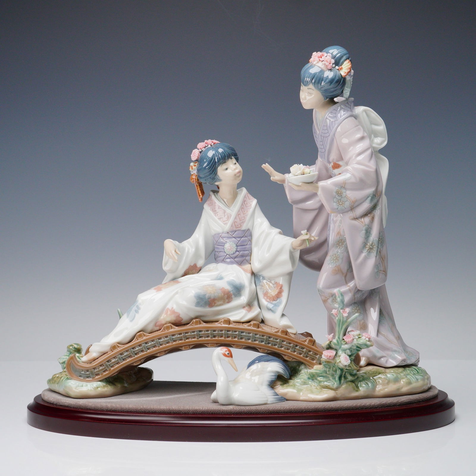 音楽家のフィギュア付き陶器花瓶　KATO KOGEI 音楽家のフィギュア付き陶器花瓶 KATO KOGEI