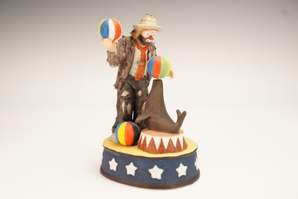 Flambro Emmett Kelly Jr. Music Box