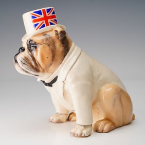 Royal Doulton Figurine, The British Bulldog DA228 Fawn