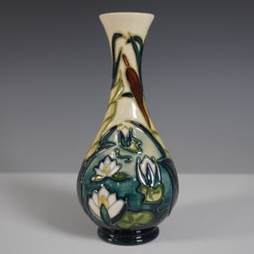 Moorcroft Pottery Water Lily Vase