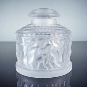 Lalique Crystal Perfume Bottle, Les Enfants
