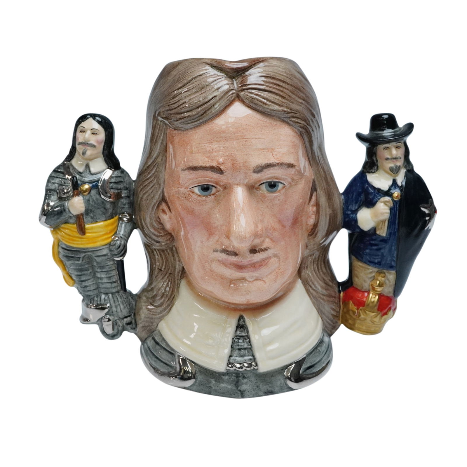 Royal Doulton Character Jug, Oliver Cromwell D6968 (1 of 4)