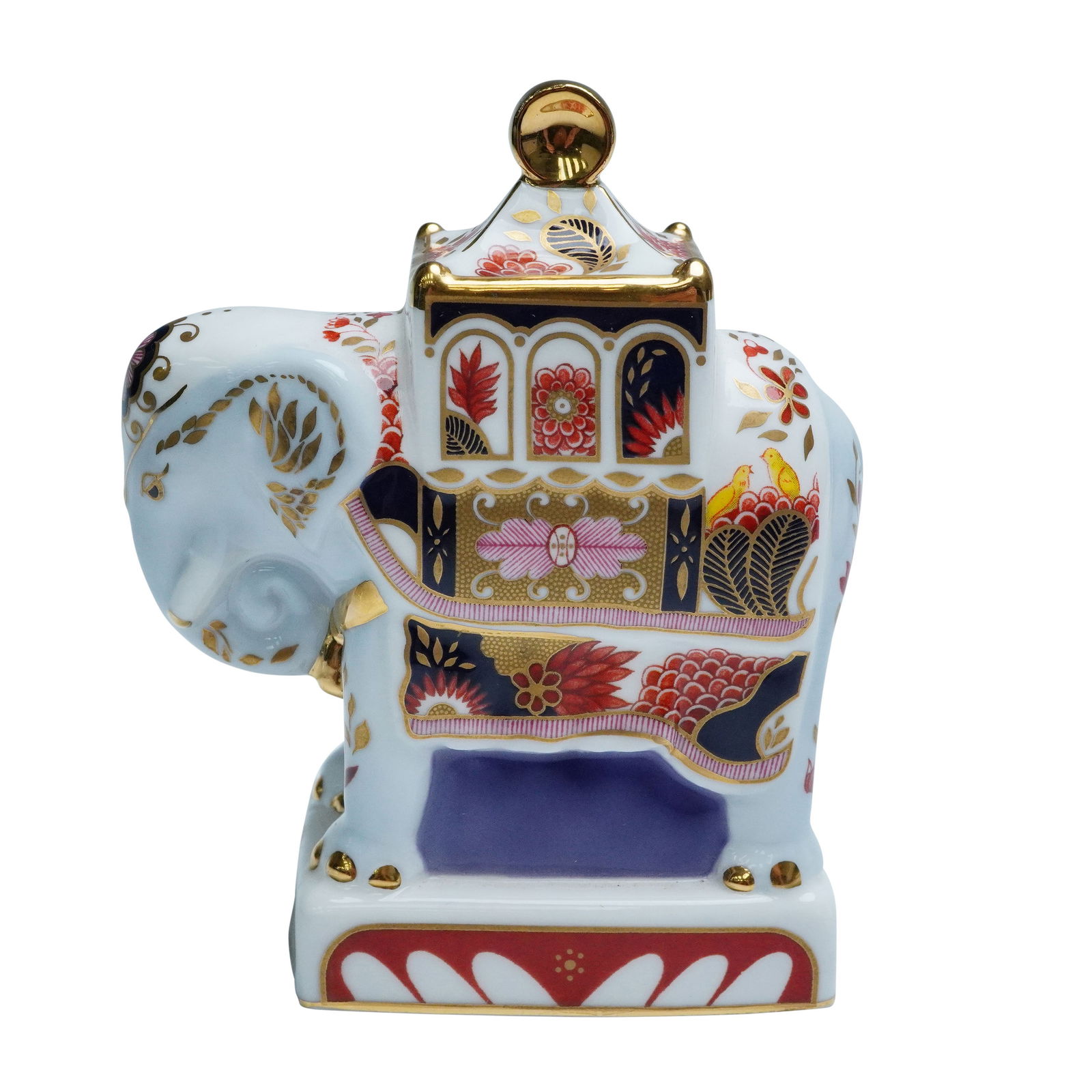 Royal Worcester Porcelain Candle Snuffer, Nelson Elephant (1 of 4)
