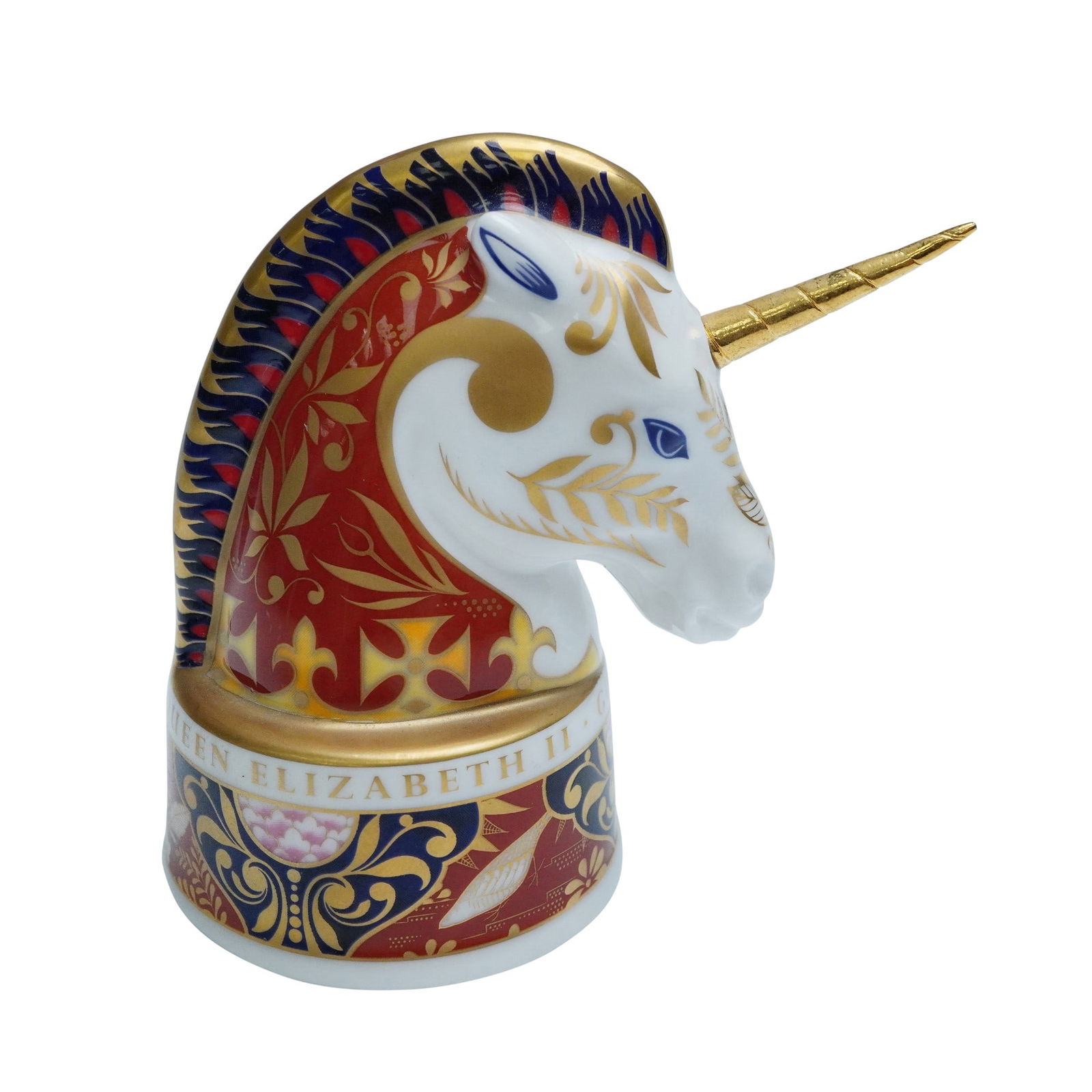 Royal Worcester Commemorative Candle Snuffer, Unicorn (1 of 4)