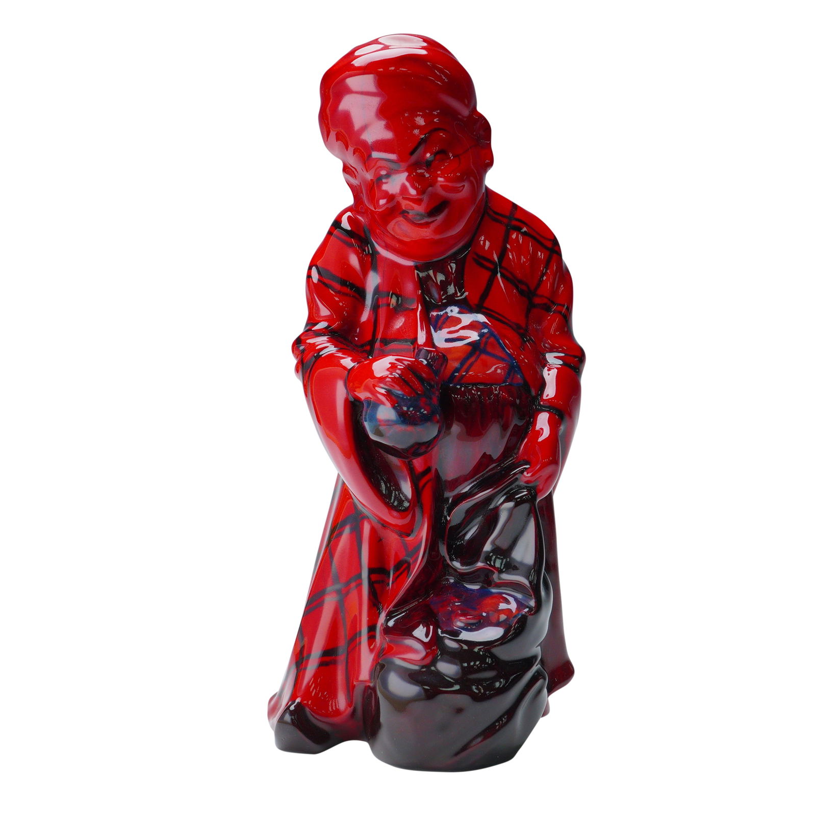Royal Doulton Experimental Flambe Figurine, One of The Forty