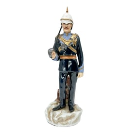 Michael Sutty Porcelain Figurine, 2nd Royal Lancers c. 1913