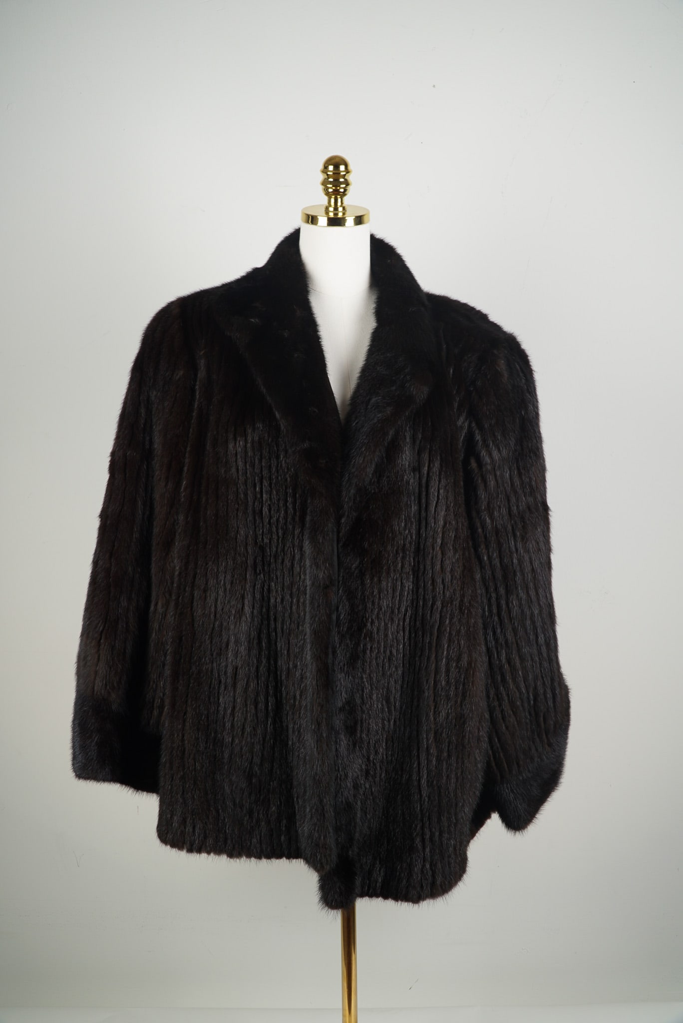 Luxury Natural Ranch Mink Fur Coat from Denmark (1 of 5)