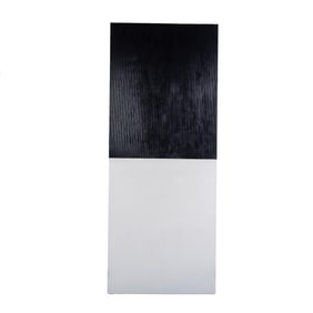 Lo Monaco, Original Conceptual B&W Oil on Wood Panel