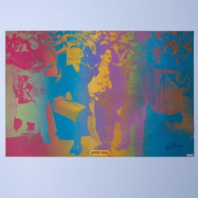Peter Max, Original Lithograph Poster, Our Gang, Signed