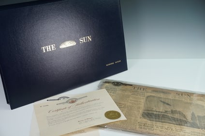 The Baltimore Sun Newspaper Original 1920s Edition In Archival Portfolio