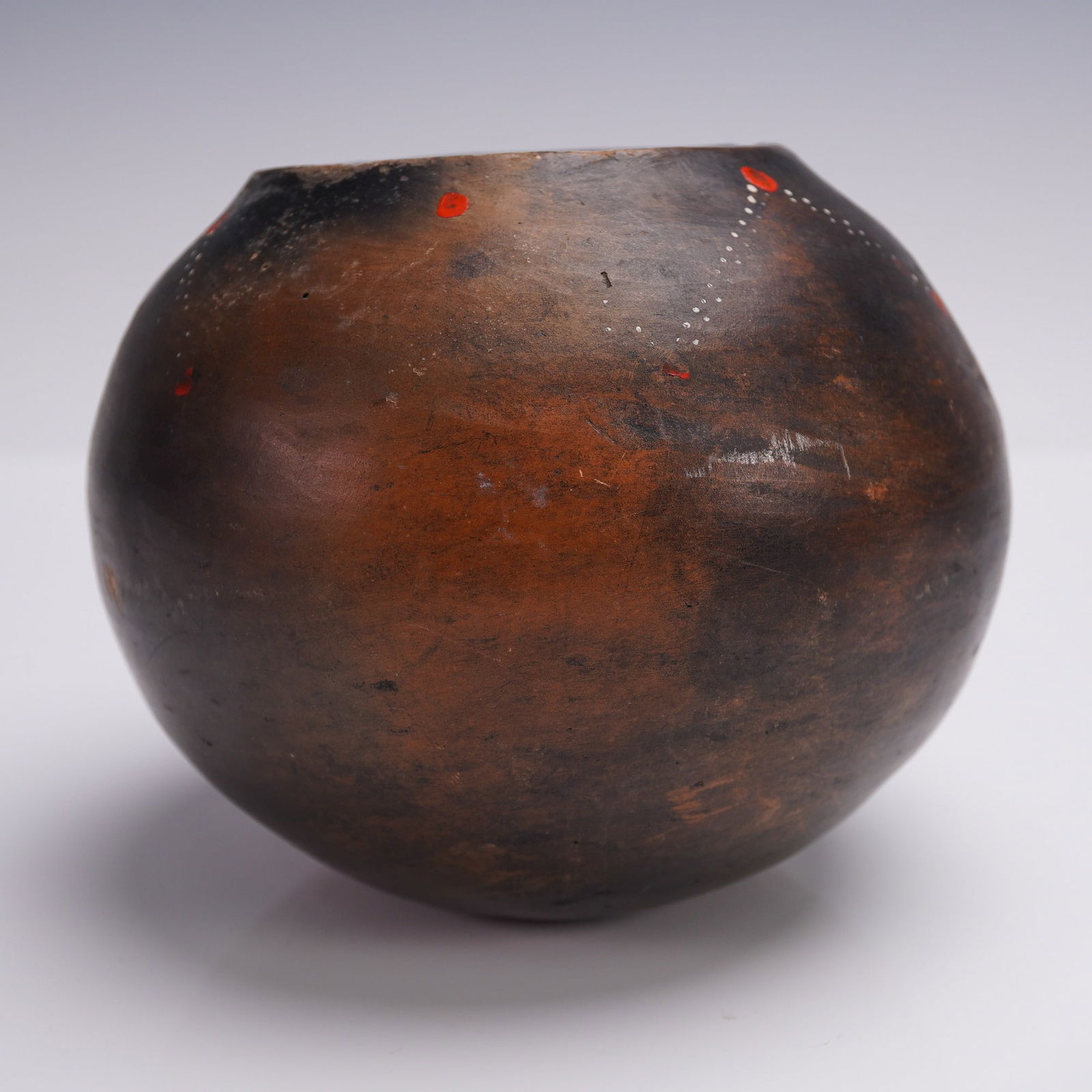 African Zulu Terracotta Pottery Beer Vessel (1 of 3)