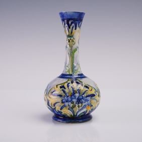 Macintyre Moorcroft Florian Ware Small Vase, Cornflower