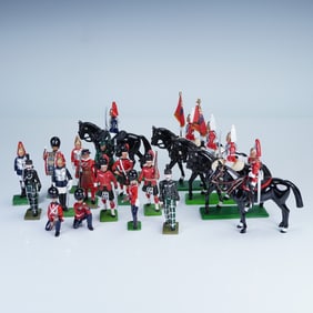 19pc Britains and W. Britain British Lead Toy Soldiers