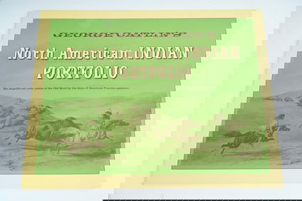 George Catlin North American Indian Portfolio with 5 Prints