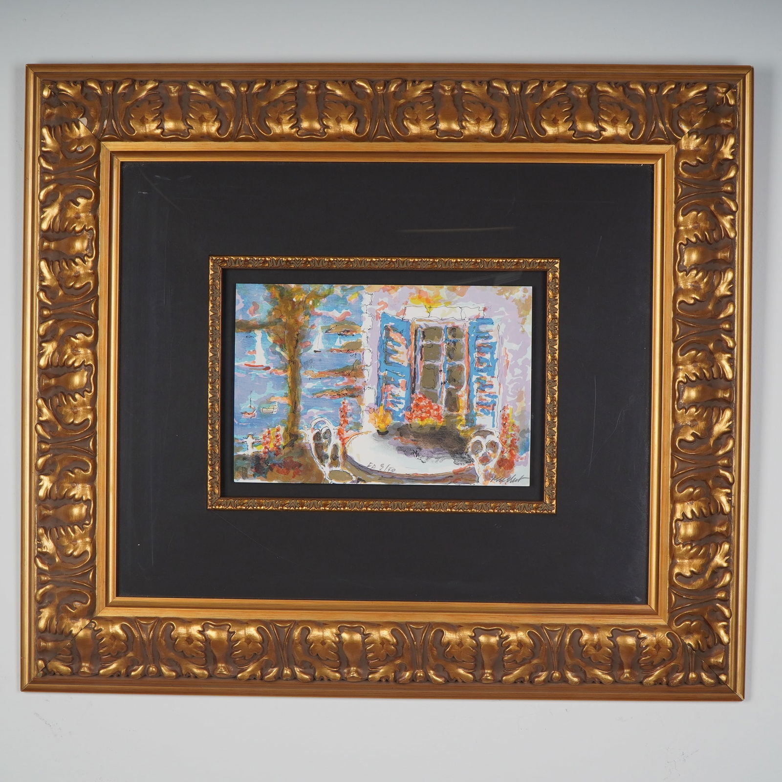 Urbain Huchet, Artist Proof Framed Color Lithograph, Signed w/ COA (1 of 8)