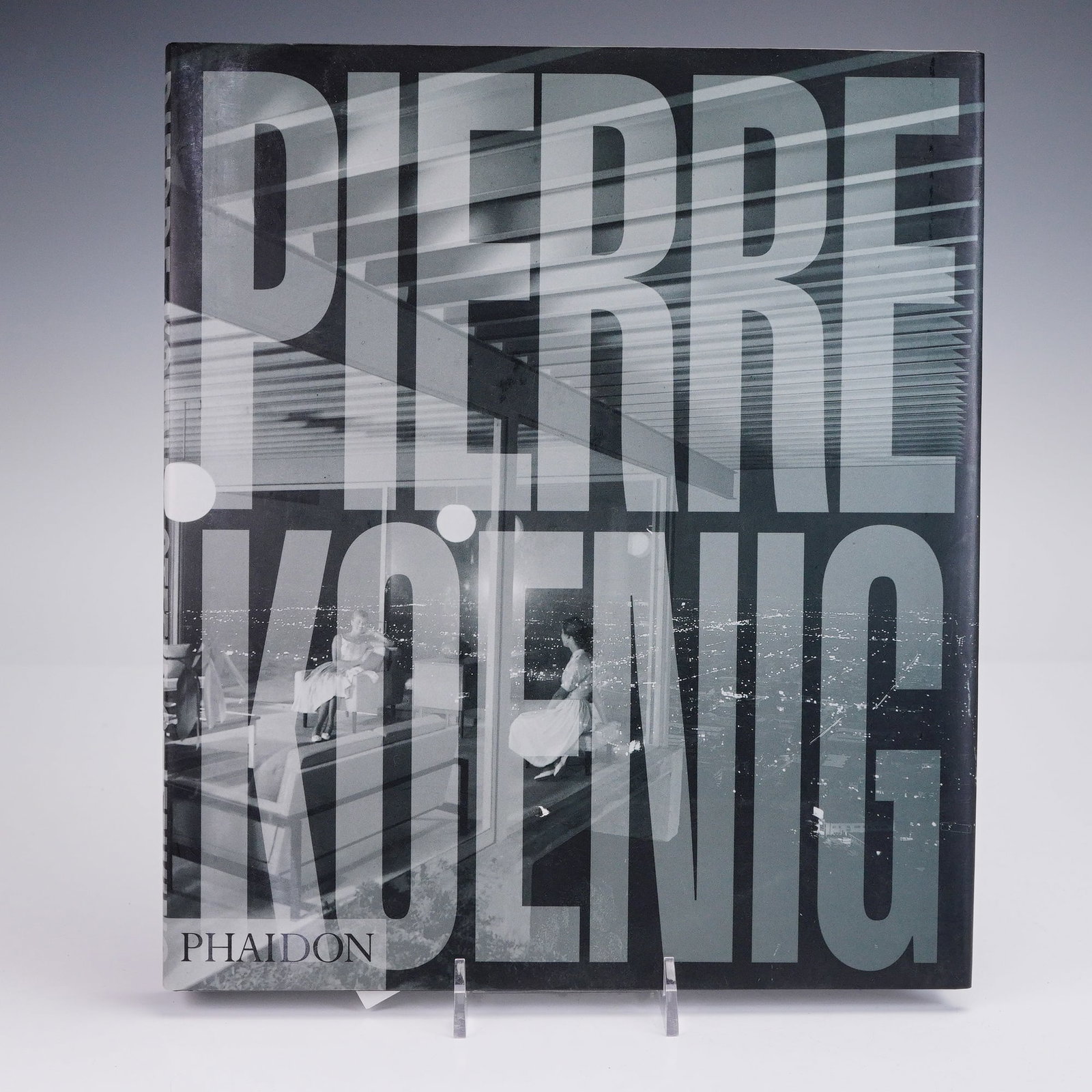Pierre Koenig, Phaidon, Signed 2002: Pierre Koenig published by Phaidon Press, 2002. Large-format hardcover monograph exploring the work of influential Modernist architect Pierre Koenig, known for his iconic steel-and-glass Case Study Ho