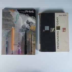 2pc Printmaking & Design Books, Printmaking Today & Print Magazine