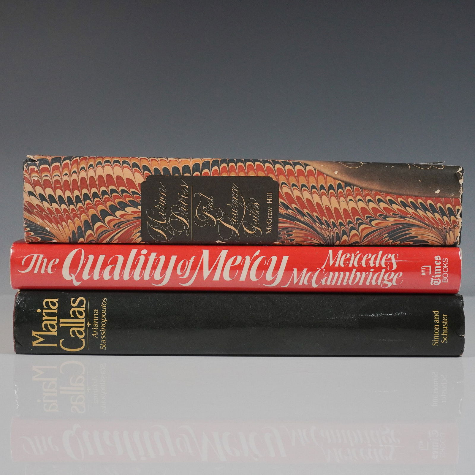 3pc Biographical Books, Callas, McCambridge, Davies (1 of 3)