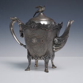 Meriden Britannia Co 1880 Silver Plate Teapot