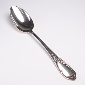 Buccellati Sterling Solid Serving Spoon, Monte Mario Pattern