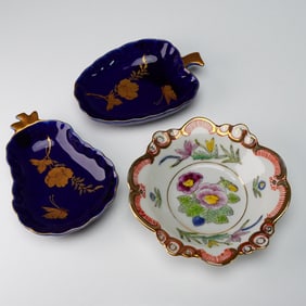 3pc Occupied Japan and Ardalt Decorative Dishes