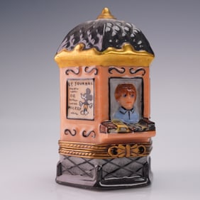 Ring Box Limoges France Newsstand Mickey by Elda Creations