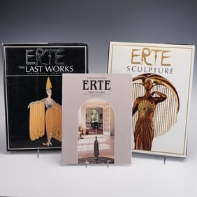3 Erte Art & Design Books
