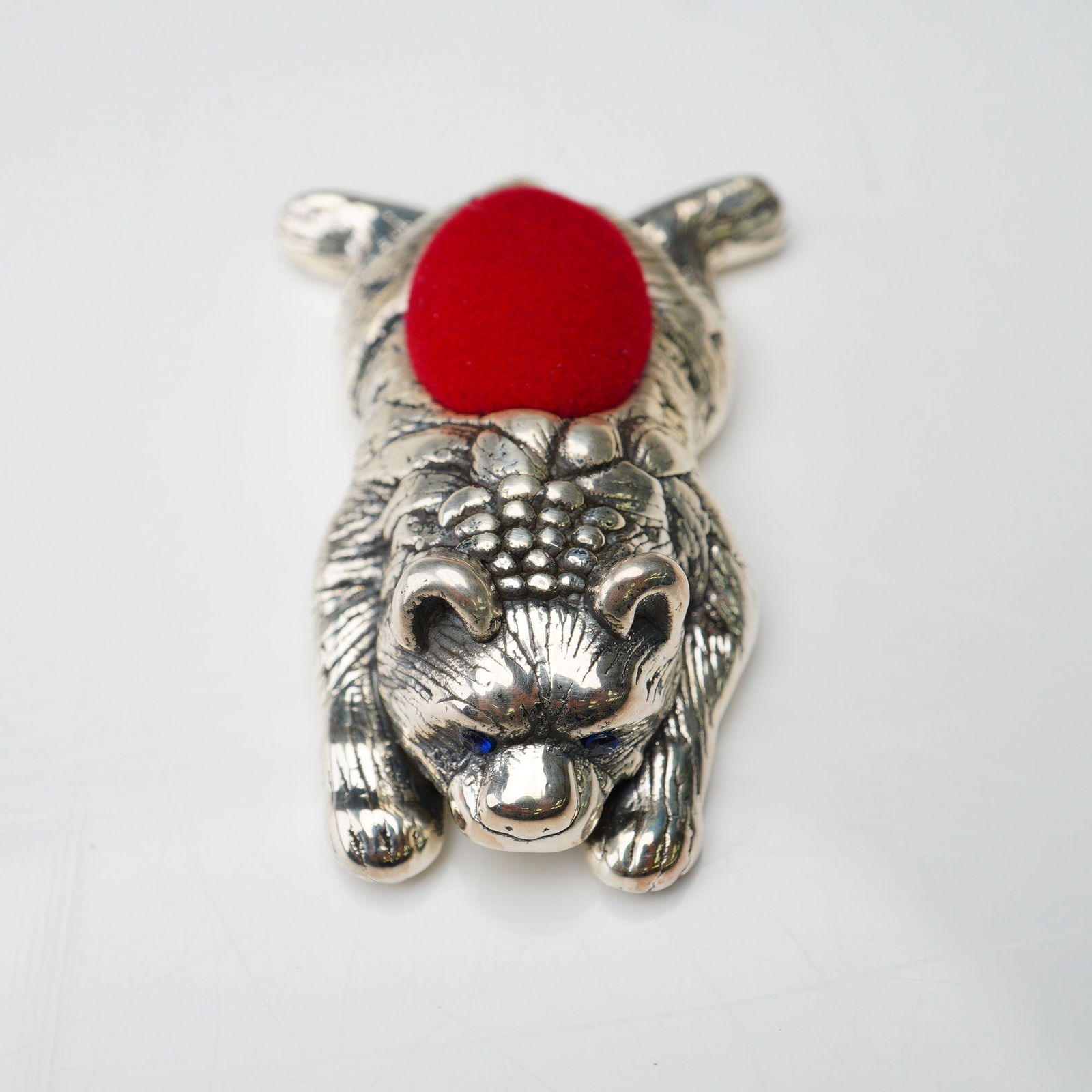 Sterling Silver Russian Bear Pin Cushion (1 of 4)