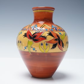 Moorcroft Pottery Floral Vase, One of Only Two Made