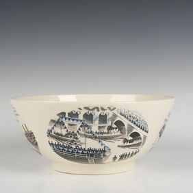 Wedgwood Eric Ravilious Bowl, The Boat Race