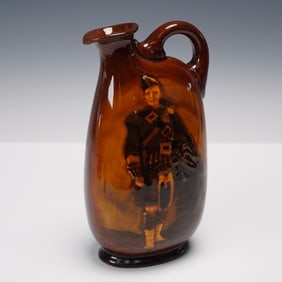 Royal Doulton Kingsware Pipe Major Flask