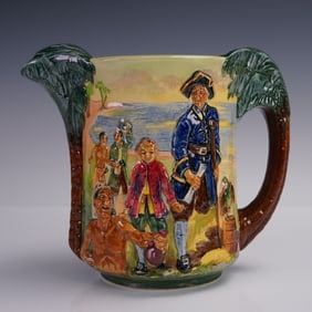 Royal Doulton Relief Jug, Treasure Island Limited Edition