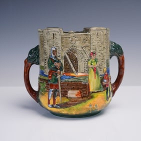 Royal Doulton Two-Handled Cup, A Wandering Minstrel