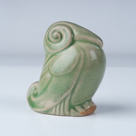 Royal Doulton Green Stoneware Mark Marshall Grotesque Bird