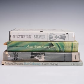 4pc Books on Silver and Pewter Collecting