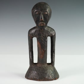 Hand-Carved African Wood Figure