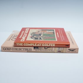 2pc Golf Collecting and History Reference Books