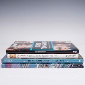 4pc Collection of Four Historical and Celebrity Tribute Books