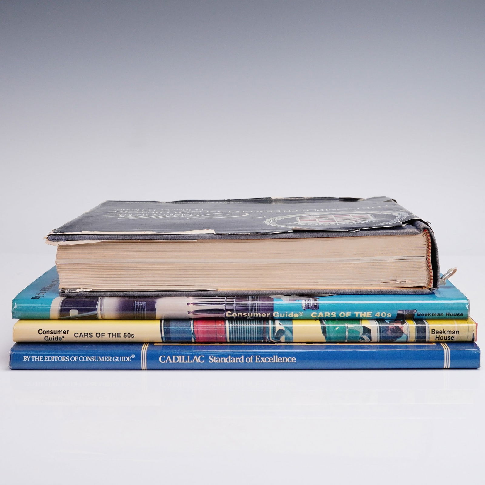 4pc Vintage Car Books Lot Cadillac History & 40s 50s Classics (1 of 3)