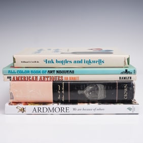 5pc Decorative Arts and Antiques Reference Books