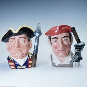 2pc Royal Doulton Character Jugs, Blacksmith and Guardsman