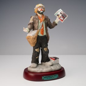 Flambro Emmett Kelly Jr. Figurine, Magazines for Sale!