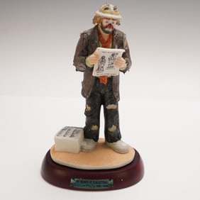 Emmett Kelly Jr Clown Porcelain Figurine, 10 Years of Collecting
