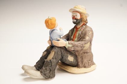 Flambro Emmett Kelly Jr. Figurine, The Emmetts Fan 9815