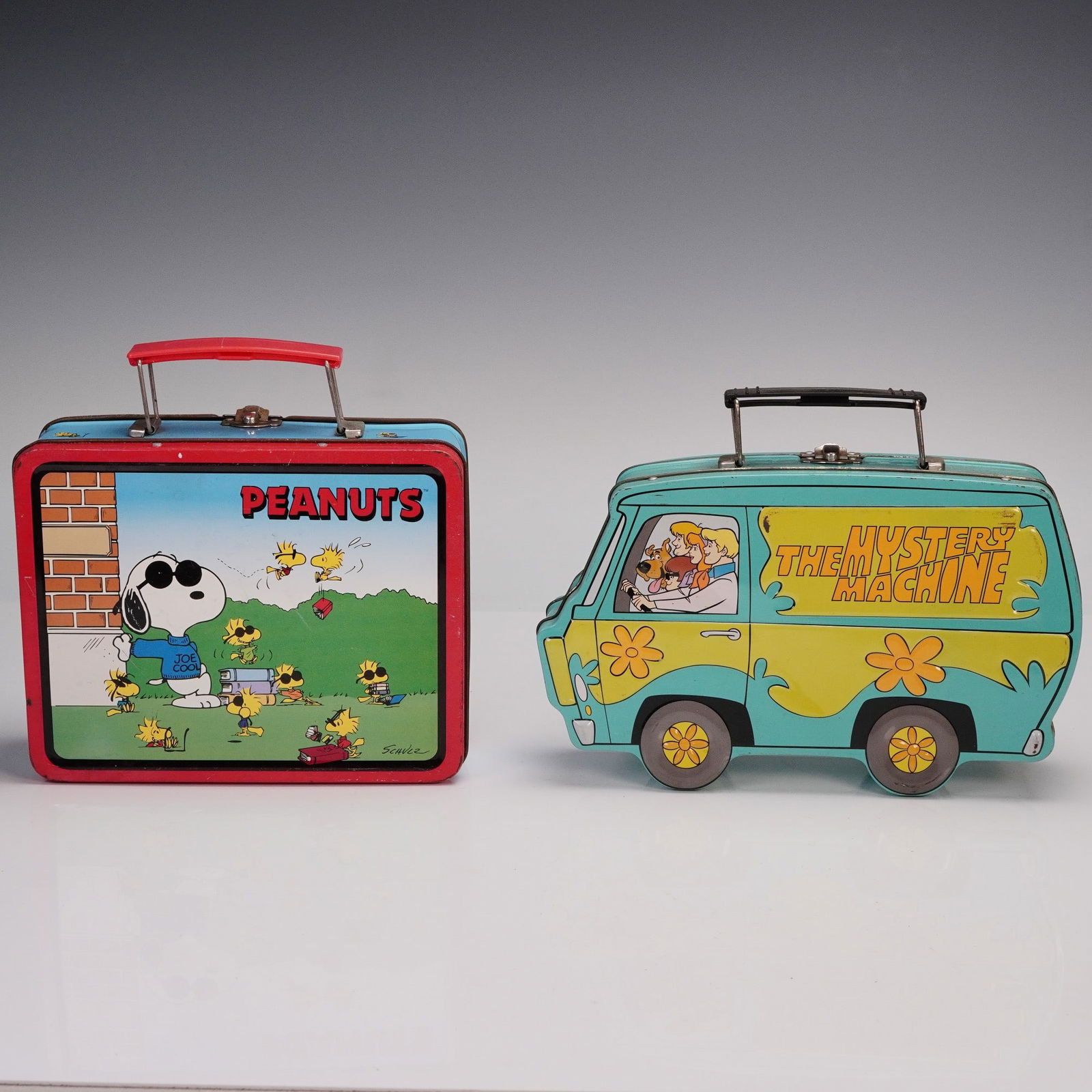 2pc Cartoon-Themed Tin Lunchboxes, Peanuts & Scooby-Doo (1 of 3)