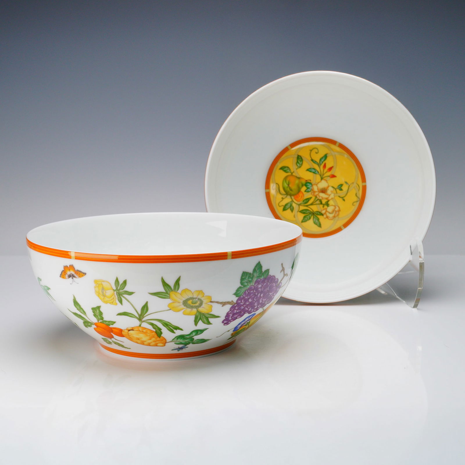 2pc Hermes La Siesta Porcelain Large Serving Bowls (1 of 7)