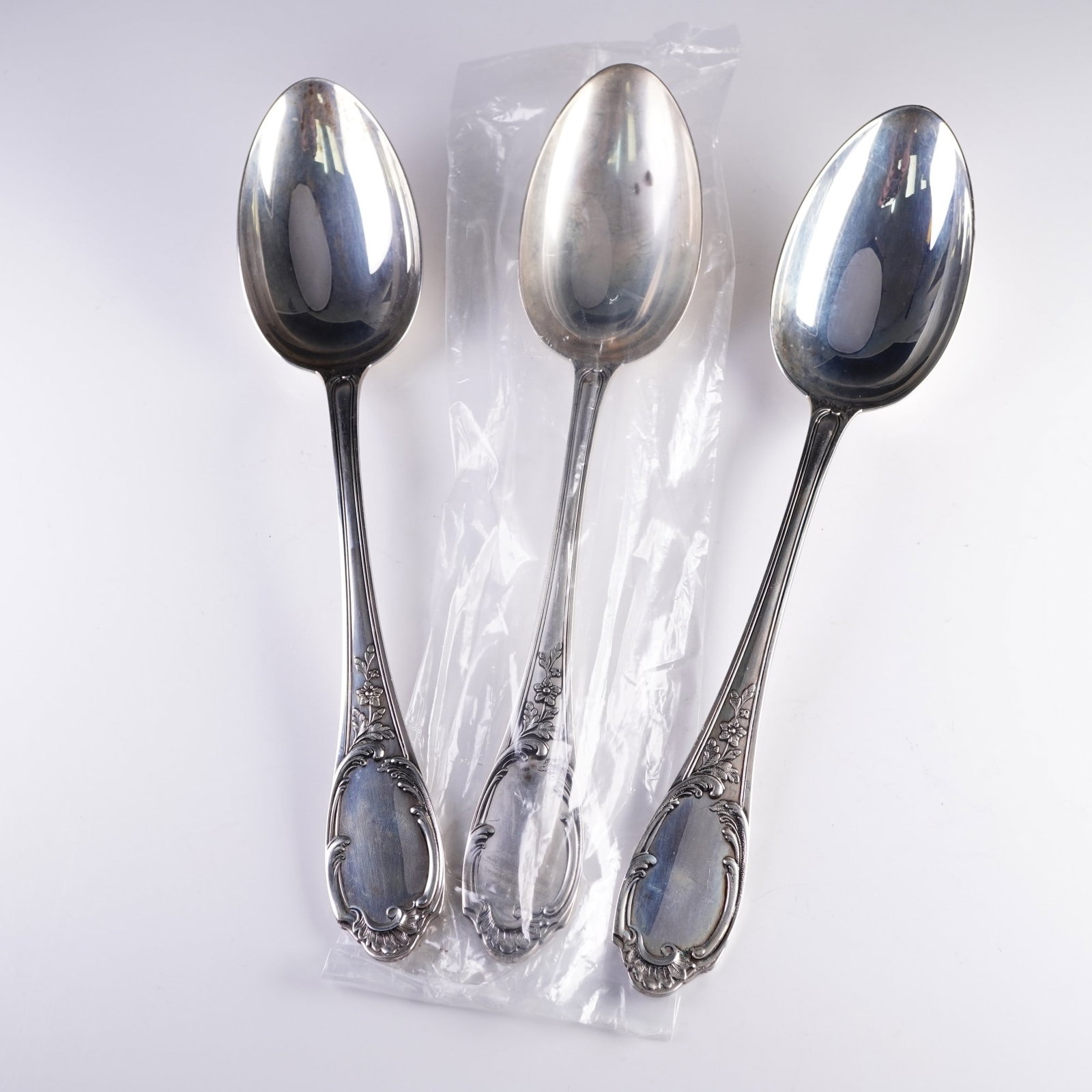 3pc Buccellati Sterling Silver Tablespoons, Monte Mario Pattern (1 of 3)