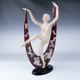 Goldscheider by Josef Lorenzl Art Deco Figurine, 8451