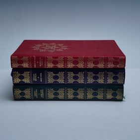 3pc Leather-Bound Literary Classics Published by Vaard Editions