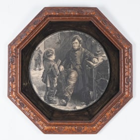 Erskine Nicol, Schoolmaster, Etched in Resin